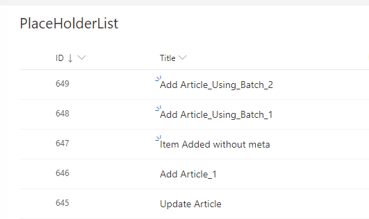 SharePoint Online Batch API Request For Bulk CRUD Operation