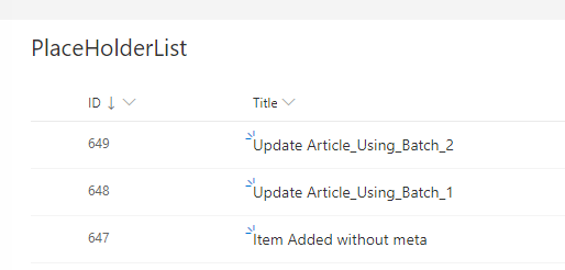 SharePoint Online Batch API Request For Bulk CRUD Operation