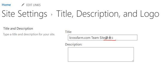 SharePoint - Emoji In Site Name