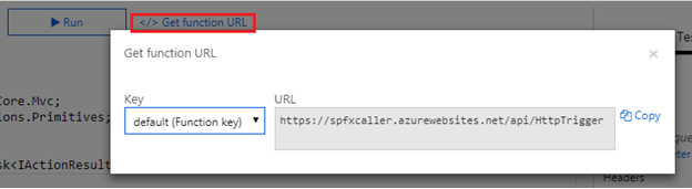 SharePoint Framework - Call Azure Function