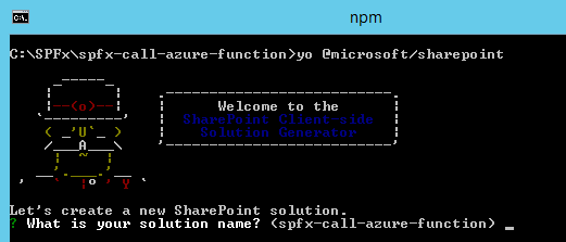 SharePoint Framework - Call Azure Function