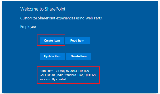 SharePoint Framework CRUD Operations Using ReactJS