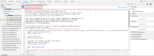 SharePoint Framework - Debugging SPFx Solutions