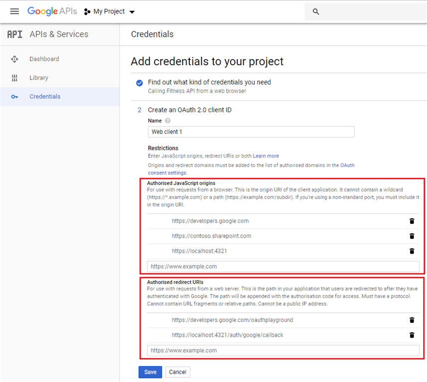 SharePoint Framework - Display Google Fit Information