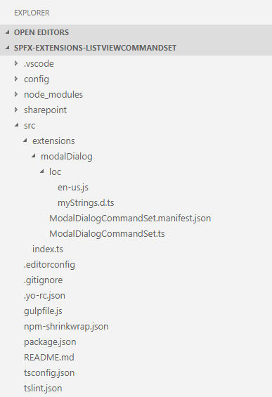 configuration options