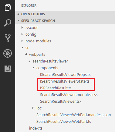 Model for Search Results