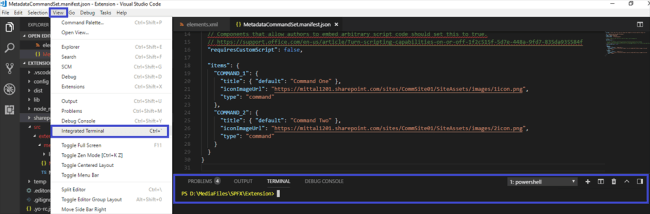 SharePoint Framework (SPFX) Extension - Add Custom Icon To List View Command Set