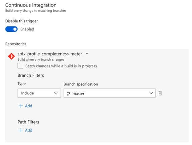 SharePoint Framework Web Part - Continuous Integration And Delivery