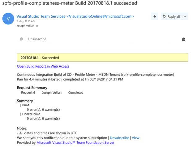SharePoint Framework Web Part - Continuous Integration And Delivery