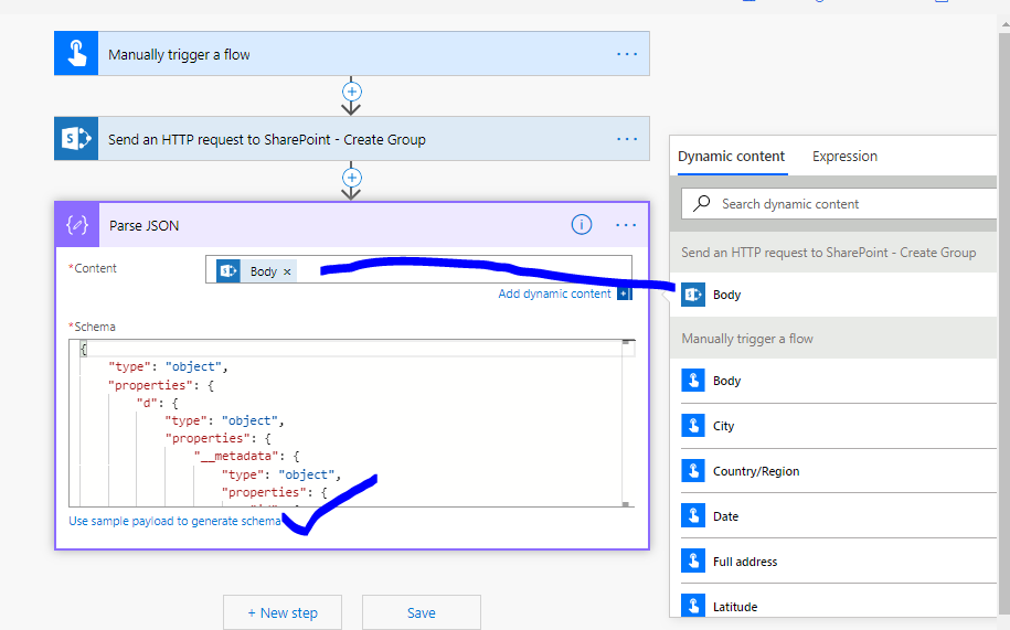 SharePoint Group Operations In Microsoft Flow