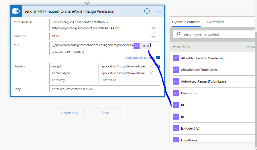SharePoint Group Operations In Microsoft Flow
