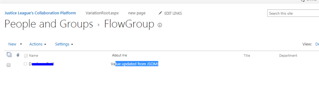 SharePoint Group Operations In Microsoft Flow