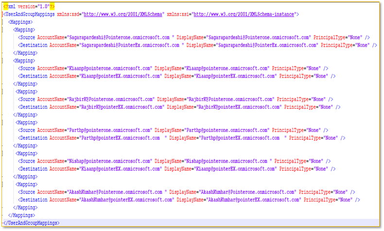SharePoint Online -Mapping Multiple Of Users Dynamically In ShareGate Migration Tool