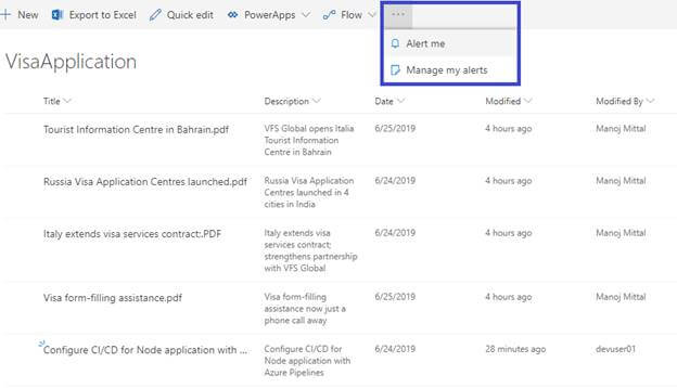 SharePoint Online "Set a Reminder" Feature