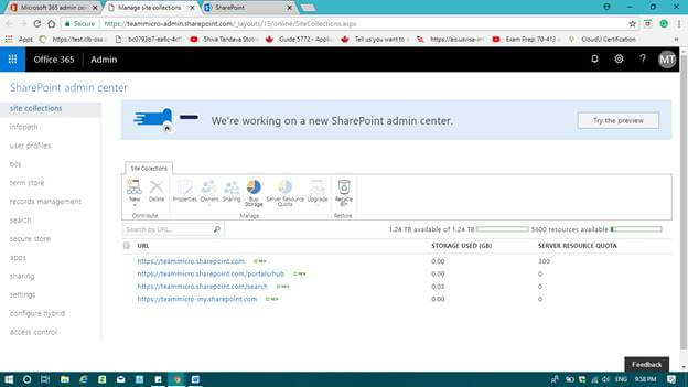 Step by Step SharePoint site creation using office 365 with customized home page