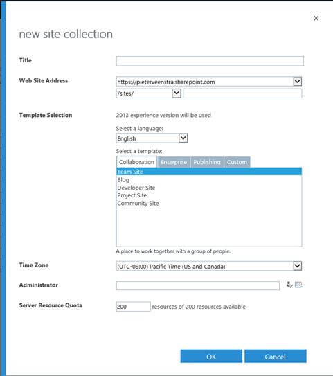 Step by Step SharePoint site creation using office 365 with customized home page