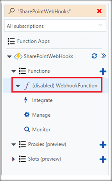 SharePoint Webhooks