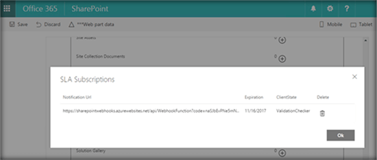 SharePoint Webhooks