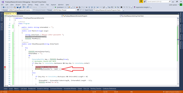 Show Asterisks Instead Of Characters For Password Input In Console Application
