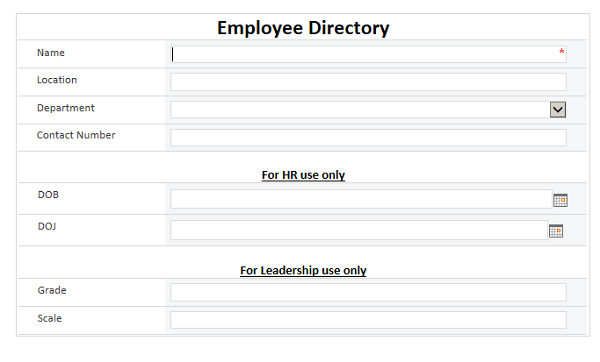 Show/Hide Controls In InfoPath Form For SharePoint Lists
