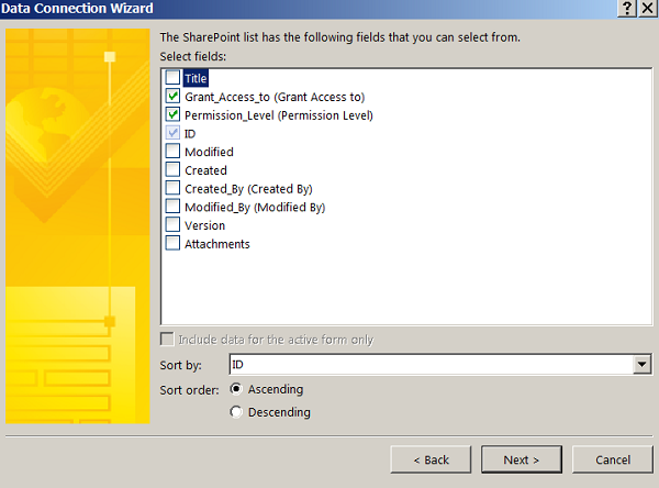 Show/Hide Controls In InfoPath Form For SharePoint Lists