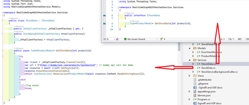 Signal-R With ASP.NET Core Hosted Service .NET 5