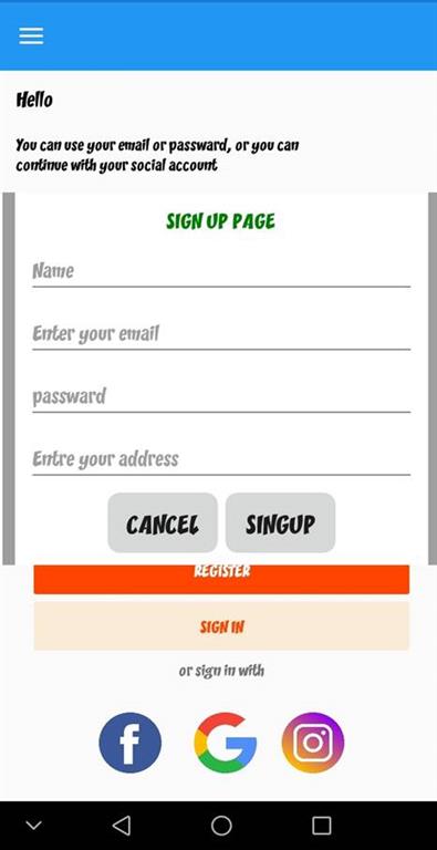 Signup And Signin Page With Pop-UP In Xamarin.Forms