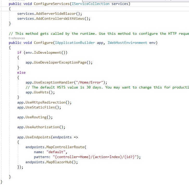 Simple Blazor Components In .NET CORE MVC 3.1