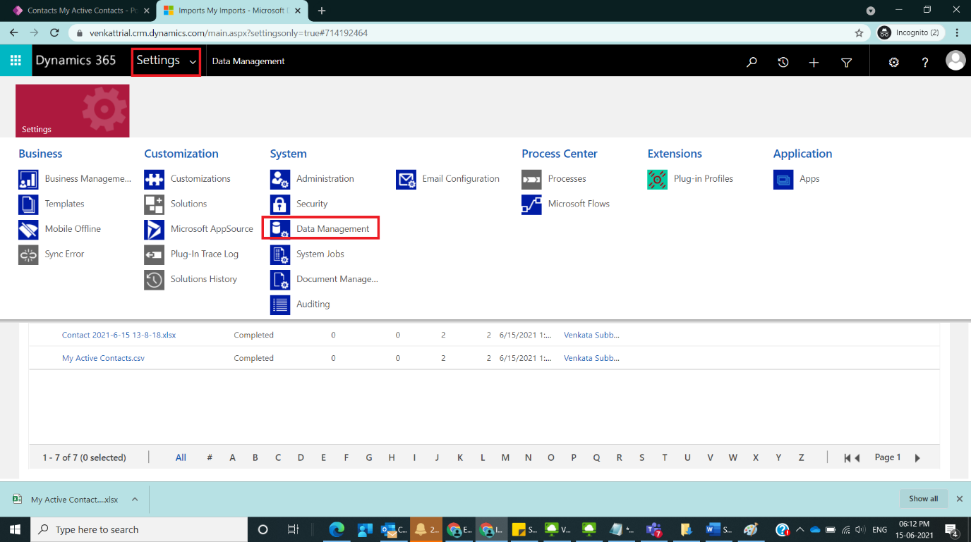 Simple Data Import of Contacts in Dynamics CRM Figure12