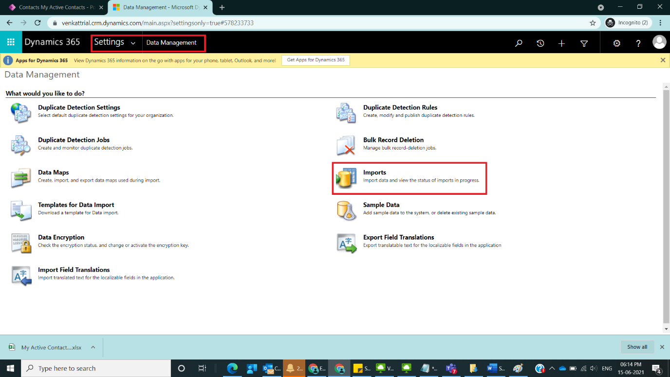 Simple Data Import of Contacts in Dynamics CRM Figure13