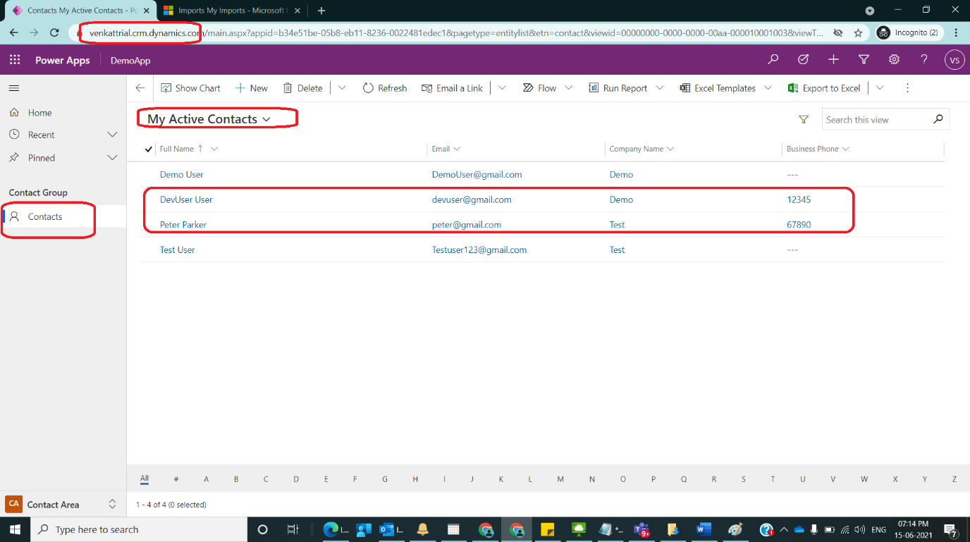 Simple Data Import of Contacts in Dynamics CRM Figure15