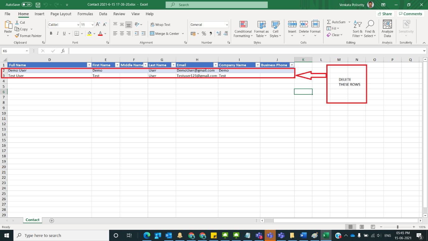 Simple Data Import of Contacts in Dynamics CRM Figure5