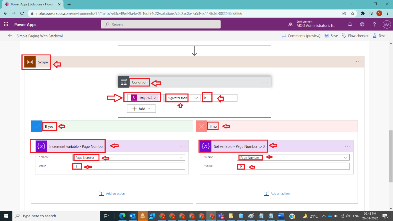 Simple Paging With FetchXML on Lists in Power Automate Figure 6