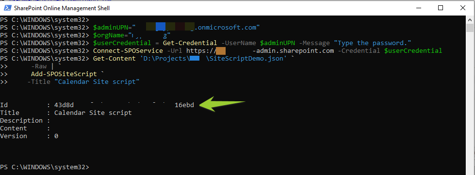 SharePoint Site Script To Provision Calendar List And Add Attendees Column