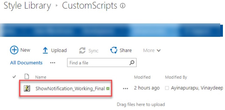CustomScripts folder 
