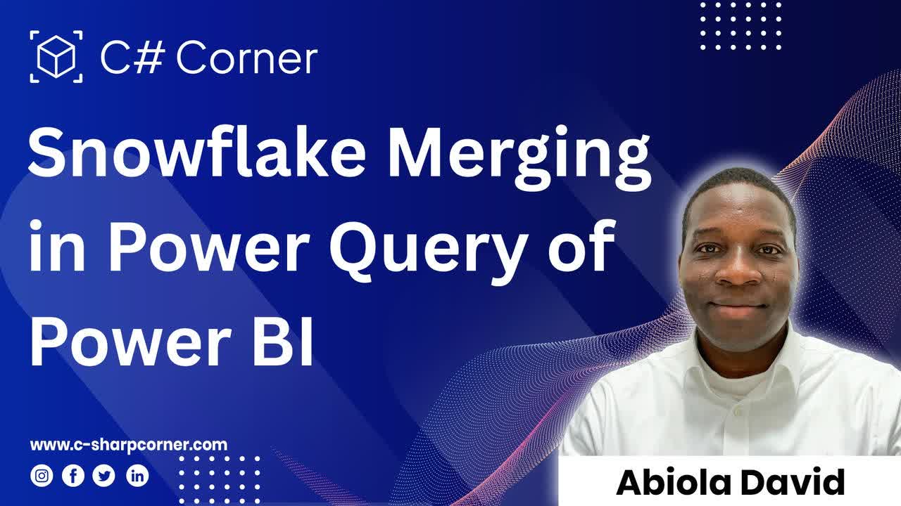 Snowflake Merging in Power Query of Power BI