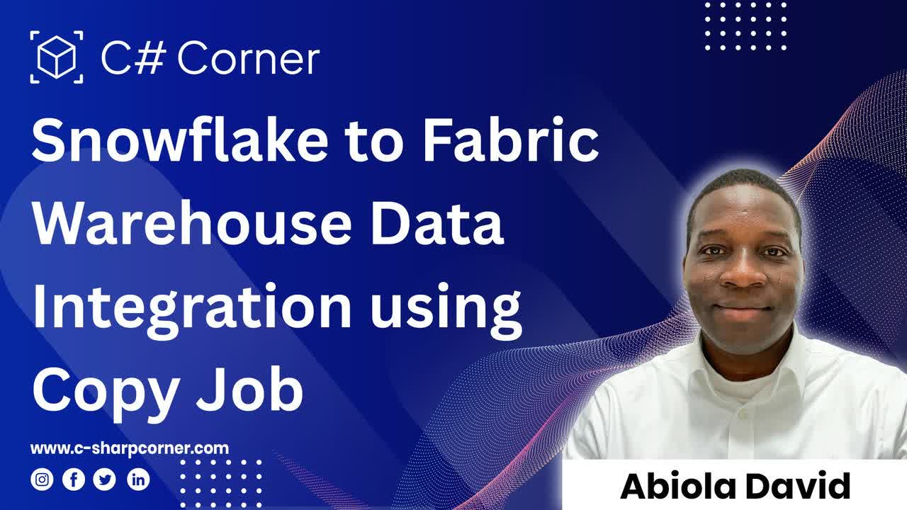 Snowflake to Fabric Warehouse Data Integration using Copy Job