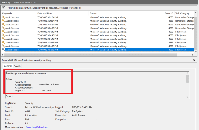 Solving the Mystery - Who deleted that file