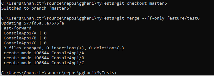 Source Control (4-9-2), Git - Merge in Client Side