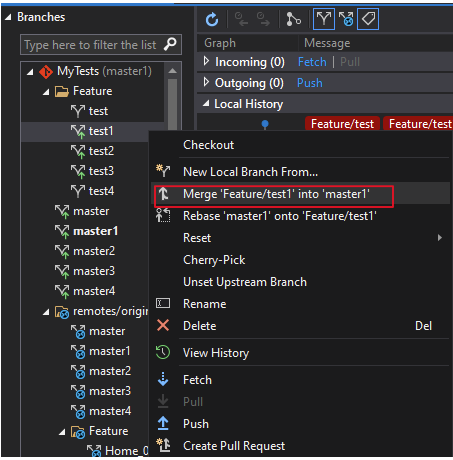 Source Control (4-9-2), Git - Merge in Client Side