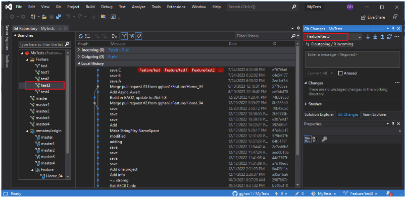 Source Control (4-9-2), Git - Merge in Client Side