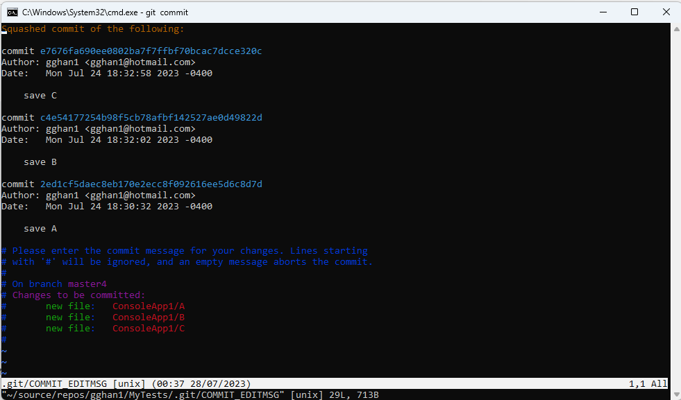 Source Control (4-9-2), Git - Merge in Client Side