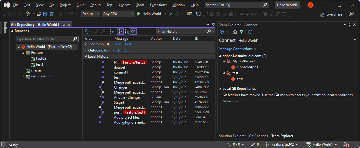 Source Control (5-2), GitHub Extension for Visual Studio