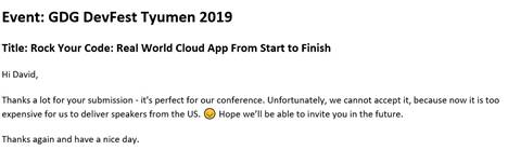 Speaking - What I Expect When Speaking At A Conference