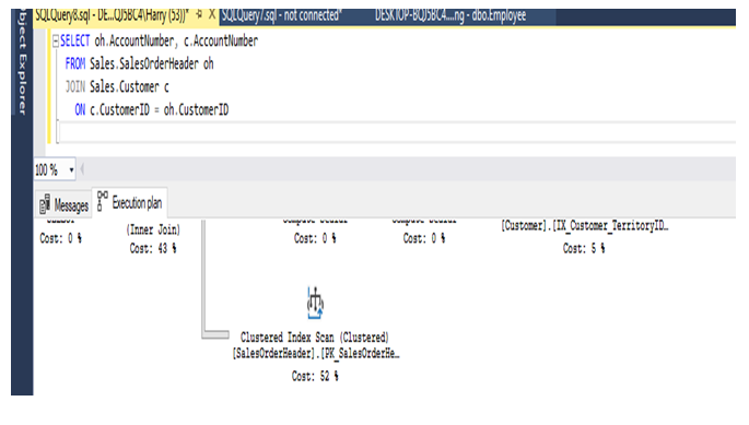 SQL Query Execution Plan Operations