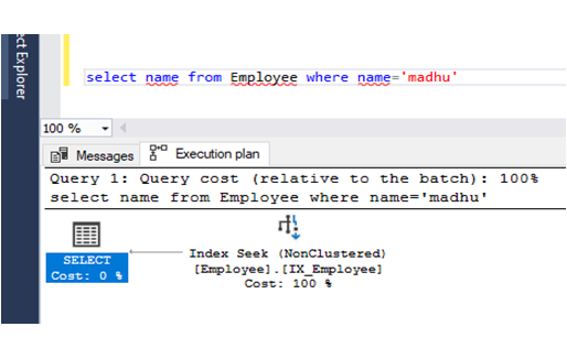 SQL Query Execution Plan Operations