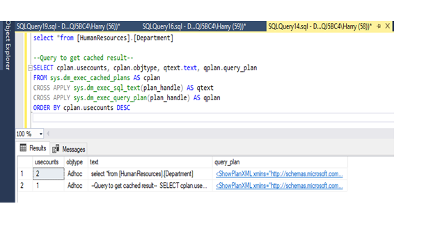 SQL Query Execution Plan