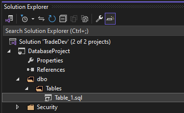 SSRS (4) --- SQL Server Database Project in Visual Studio