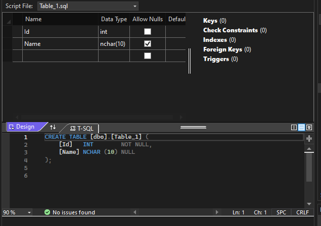 SSRS (4) --- SQL Server Database Project in Visual Studio