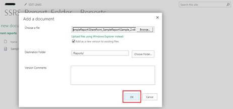 SSRS Manual Deployment And Configuration In SharePoint